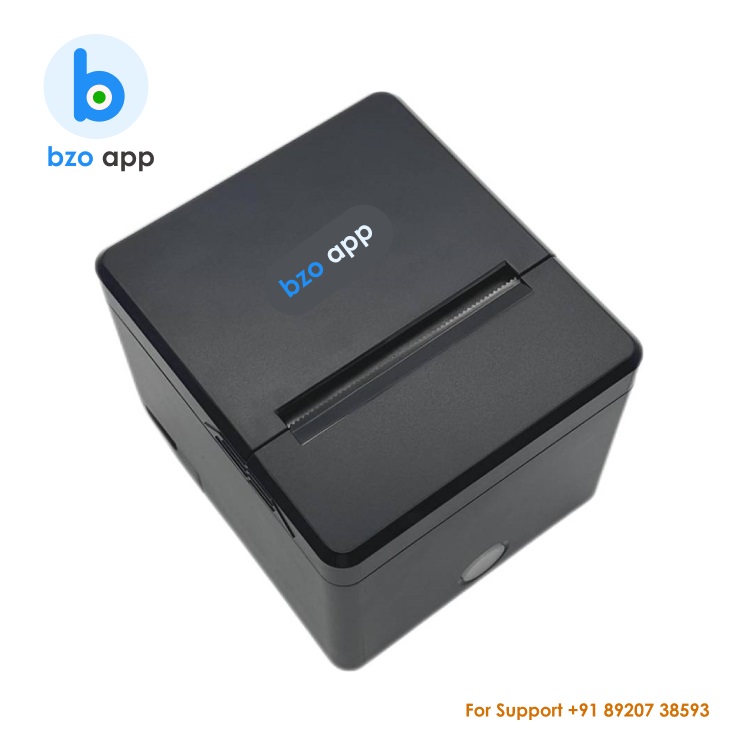 BZO 3 Inch Thermal Receipt Printer | 80mm POS Billing Printer USB & Bluetooth with Auto Cutter